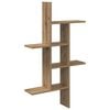 vidaXL Wall Shelf Artisan Oak 61 x 15 x 102 cm Engineered Wood