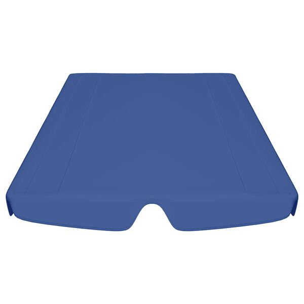 vidaXL Replacement Canopy for Garden Swing Blue 188/168x145/110 cm