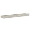 vidaXL Wall Shelves 2 pcs Concrete Grey 40x9x3 cm