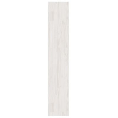 vidaXL Book Cabinet/Room Divider White 100x30x167.5 cm Solid Pinewood