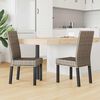 vidaXL Dining Chair 2 pcs Black Wash 45 x 54 x 93 cm