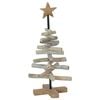 vidaXL Christmas Tree with Stand Brown 60 cm Solid teak wood