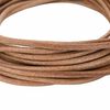 vidaXL Leather Cord Brown &Oslash;5 mm x 50 m Leather