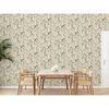 DUTCH WALLCOVERINGS Wallpaper Flamingo Cream and Mint