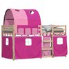 vidaXL Bunk Bed without Mattress Pink 80x200 cm Solid Wood Pine