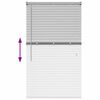 vidaXL Venetian Blinds Height Adjustable Silver 130 x 75 cm Aluminium