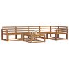 vidaXL Outdoor Sofa Set 6 pcs Natural Solid Acacia Wood