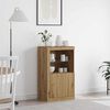 vidaXL LED Sideboard Artisan Oak 60.5 x 37 x 100 cm Engineered Wood