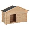 vidaXL Dog House 145x70x100.6 cm Solid Pine Wood 14 mm