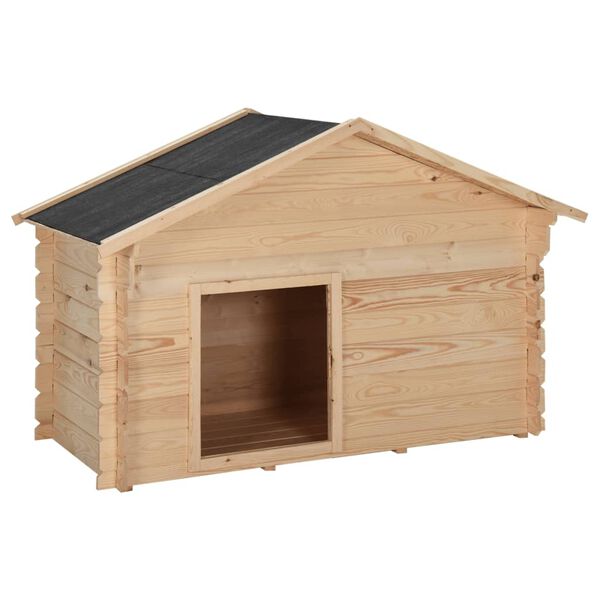 vidaXL Dog House 145x70x100.6 cm Solid Pine Wood 14 mm