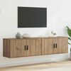 vidaXL Wall-mounted TV Cabinet Set 2 pcs Artisan Oak 80 x 34.5 x 40 cm