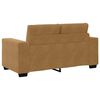 vidaXL Sofa 2 pcs Brown 221 x 80 x 80 cm Fabric
