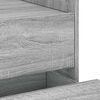 vidaXL Bedside Cabinet Grey Sonoma 45x50x50 cm Engineered Wood