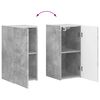 vidaXL TV Cabinet Set Wall-mounted 5 pcs Concrete Grey Engineered Wood