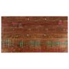 vidaXL Table Top 120x60x1,5 cm Rectangular Solid Wood Reclaimed