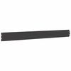 vidaXL Lawn Edgings 10 pcs Black 10x103 cm Cold-rolled Steel