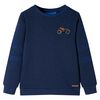 Kids' Sweatshirt Navy Melange 140