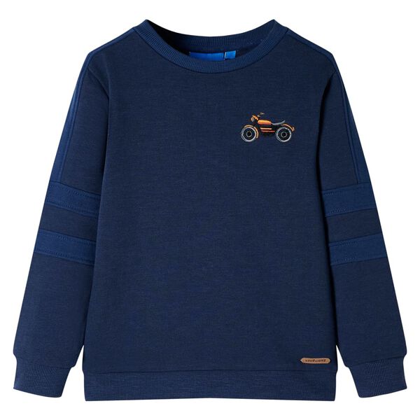 Kids' Sweatshirt Navy Melange 140