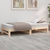 vidaXL Pull-out Day Bed without Mattress 2x(90x190) cm Solid Wood Pine