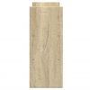 vidaXL Desk Organiser Adjustable Sonoma Oak 40x17x41 cm Engineered Wood