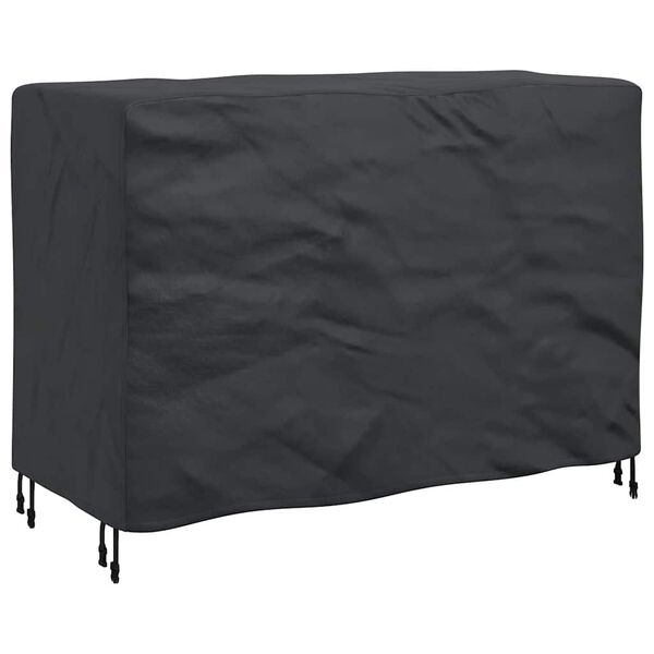 vidaXL Furniture Cover Plain Black 140 x 70 x 90 cm 600D