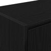 vidaXL Garage Wall Cabinets 2 pcs Black Engineered Wood