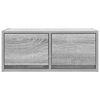 vidaXL TV Cabinets 2 pcs Grey Sonoma 60x31x25.5 cm Engineered Wood