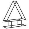 vidaXL Firewood Rack Black 80x25x90 cm Cold-rolled steel