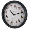 H&S Collection Wall Clock with Bird Sounds 25 cm