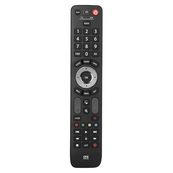 One For All 2-in-1 Remote Control Evolve 2 Black