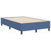 vidaXL Box Spring Bed Blue 120 x 190 cm Corduroy fabric