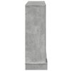 vidaXL Fireplace Surround Concrete Grey 100x30x87.5 cm Engineered Wood