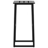 vidaXL Bar Stools 2 pcs Black 38x38x80 cm Powder-coated Steel