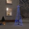 vidaXL Christmas Cone Tree Blue 200 LEDs 70x180 cm