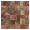 vidaXL Wall Panel 11 pcs Natural 30 x 30 x 2 cm