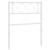 vidaXL Metal Replace Headboard White 100 cm