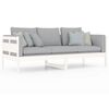 vidaXL Day Bed without Mattress White Solid Wood Pine 80x200 cm