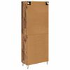 vidaXL Highboard Old Wood 69.5 x 34 x 90 cm Engineered Wood