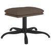 vidaXL Footstool | Taupe | Polyester, Metal, Plywood, Foam | Compact | Footstool