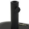 vidaXL Parasol Base Black Concrete Square 25 kg