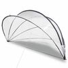 vidaXL Pool Dome Folding Manual Transparent 472 x 460 x 229 cm PVC