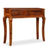 vidaXL Console Table Solid Acacia Wood 90x32x76 cm