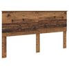 vidaXL Bed Frame with Headboard Old Wood 200 x 200 cm Solid Pine Wood