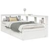 vidaXL Bookcase Bed without Mattress White 75x190cm Solid Wood Pine