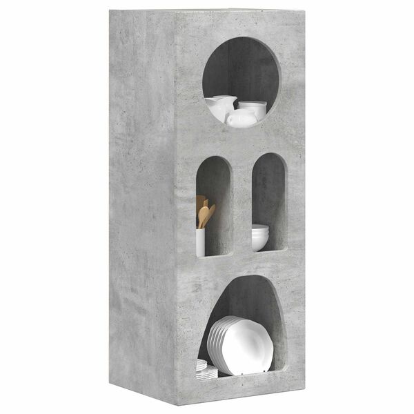 vidaXL Sideboard Concrete Grey 40 x 35 x 100.5 cm Engineered Wood