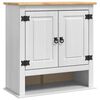 vidaXL Hanging Cabinet CORONA White 70 x 33 x 71.5 cm Solid Pine Wood