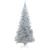 vidaXL Christmas Tree with 300 LEDs with Stand Silver 240 cm PET