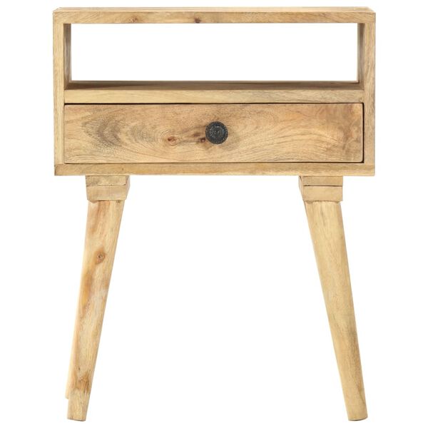 vidaXL Bedside Cabinet 40x35x50 cm Solid Mango Wood