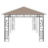 vidaXL Gazebo with Mosquito Net 6x3x2.73 m Taupe 180 g/m²