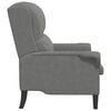 vidaXL Armchair Dark grey 76 x 94 x 102 cm Microfibre